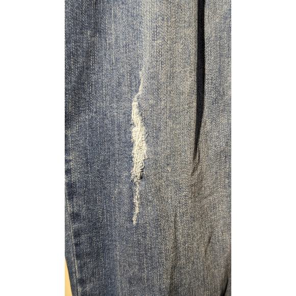 Ellos High Rise Distressed raw Edge Straight Jean Womens Size 18 - Picture 8 of 8